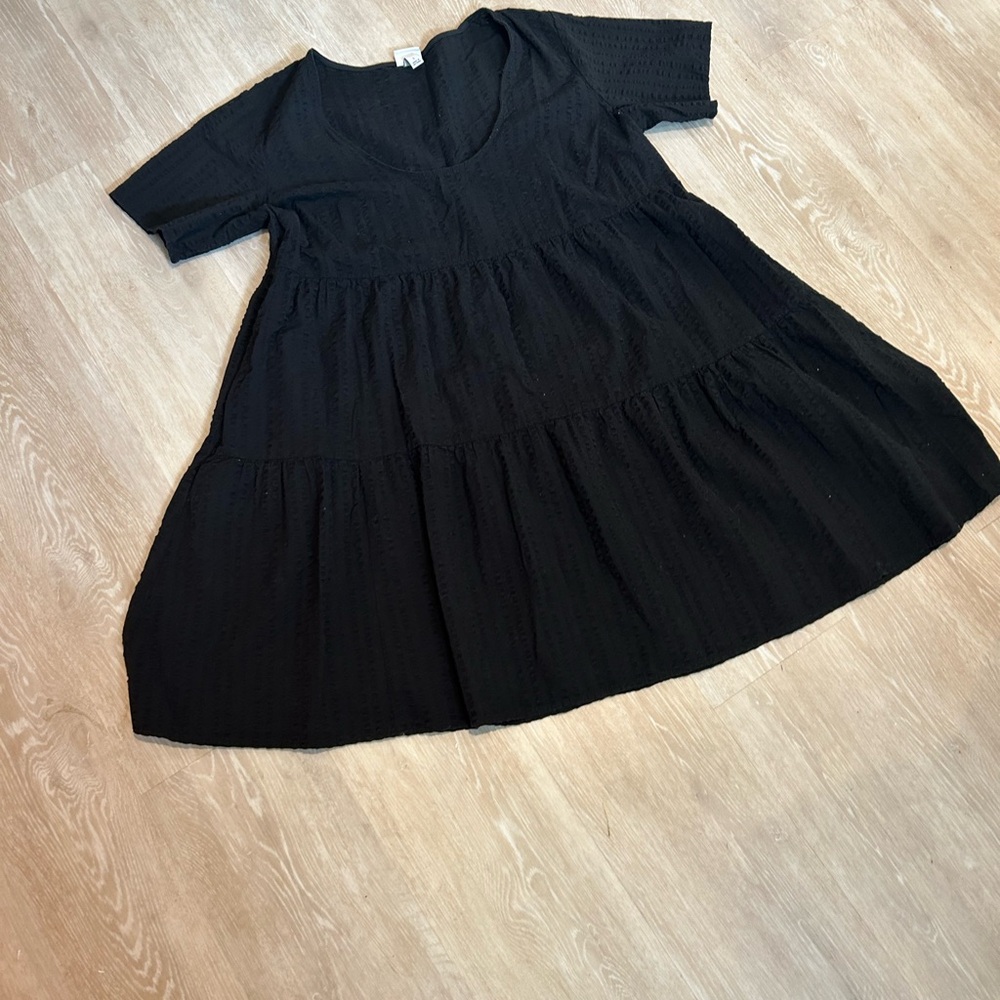 Black Cotton Dress
